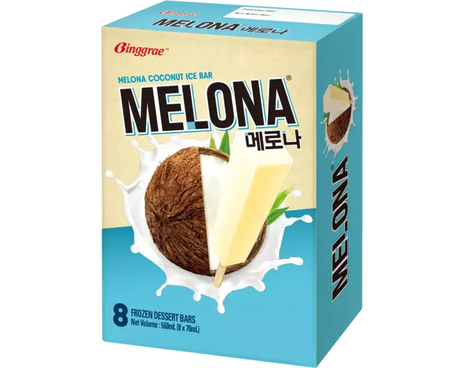 Melona - Ice Bar Coconut 8x70ml