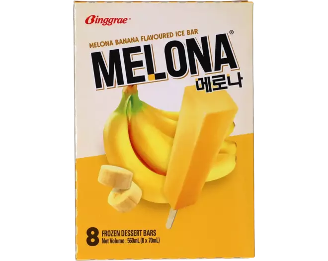 Melona - Ice Bar Banana 8x70ml