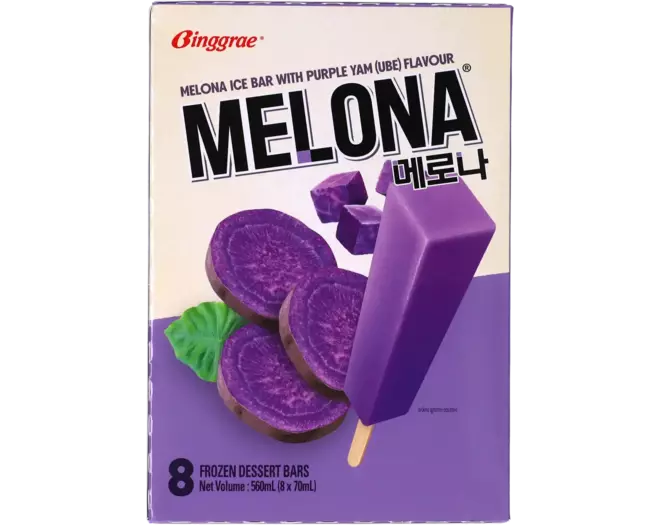 Melona - Ice Bar Ube 8x70ml