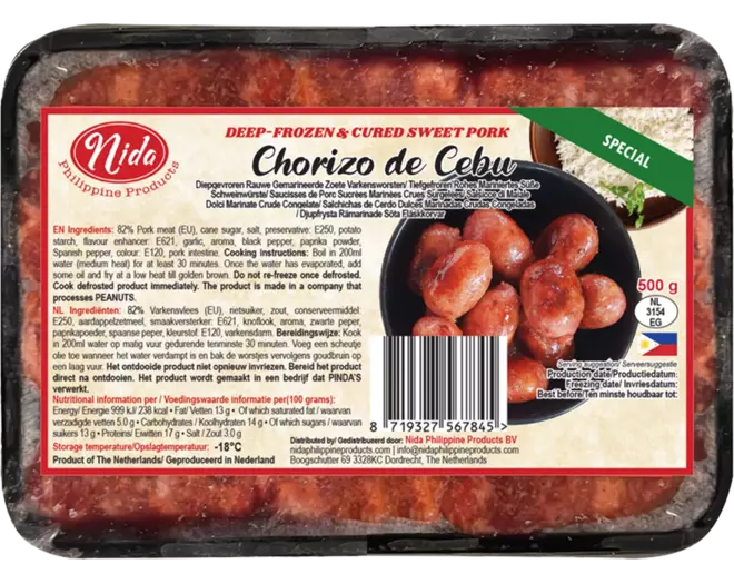 Nida - Chorizo de Cebu 500g