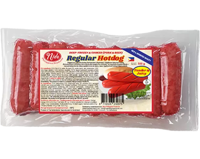 Nida - Hotdog Regular Size 500g