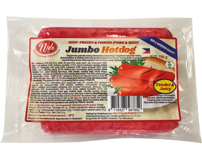 Nida - Hotdog Jumbo 700g