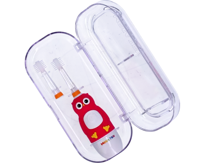 Mega Ten - 360° Toothbrush Owl