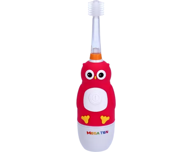 Mega Ten - 360° Toothbrush Owl