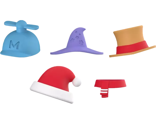 Mega Ten - Toothbrush Bespoke Caps and Scarf 5pcs