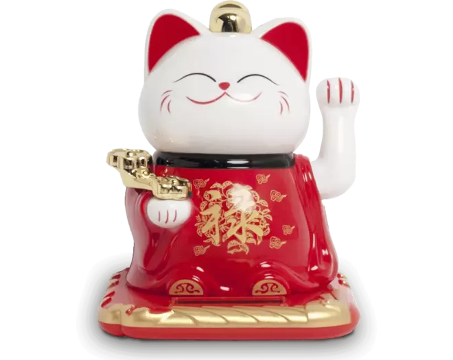 Lucky Cat - Lok Solar 10.5cm