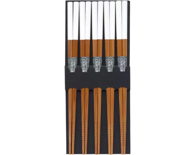 Tokyo Design Studio - Chopsticks Bamboo White 5 pair