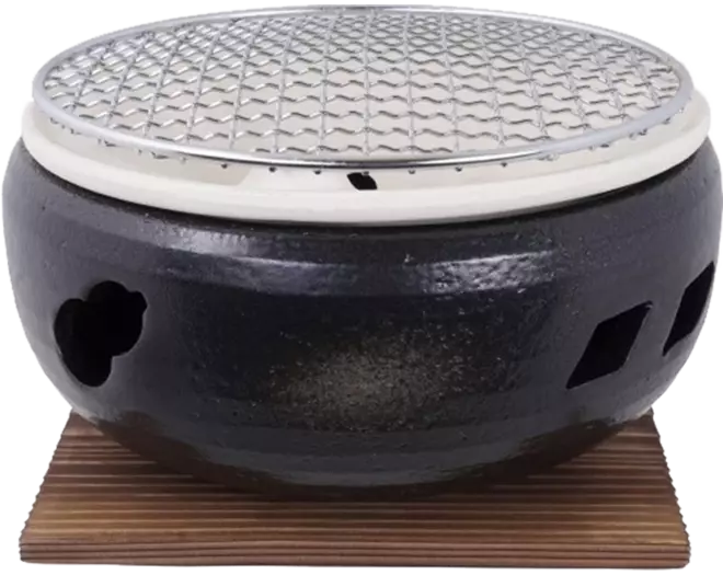Konro - Grill with Net & Base 20x10cm