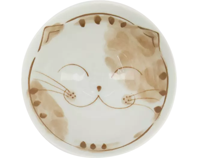 Tokyo Design Studio - Kawaii Bowl Rice Fuku Cat Blue 300ml