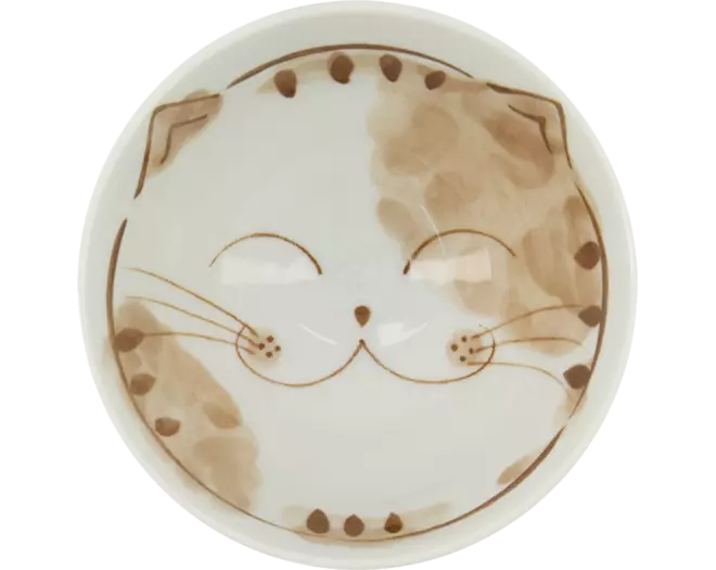 Tokyo Design Studio - Kawaii Bowl Rice Fuku Cat Green 300ml