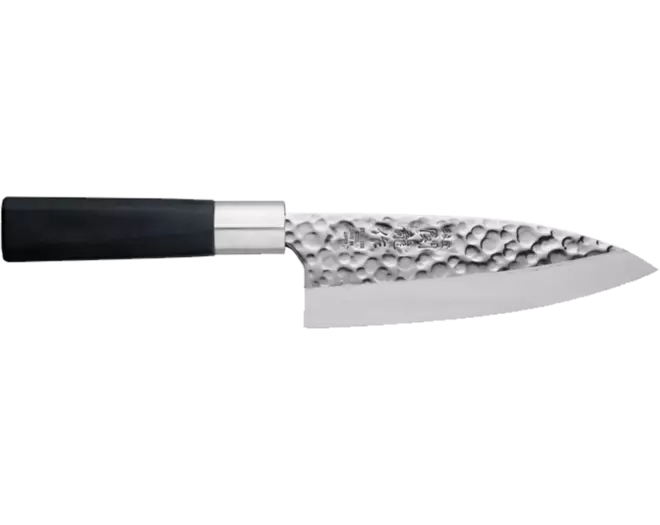 Tokyo Design Studio - Knife SS Deba Hammered Style Black 15cm