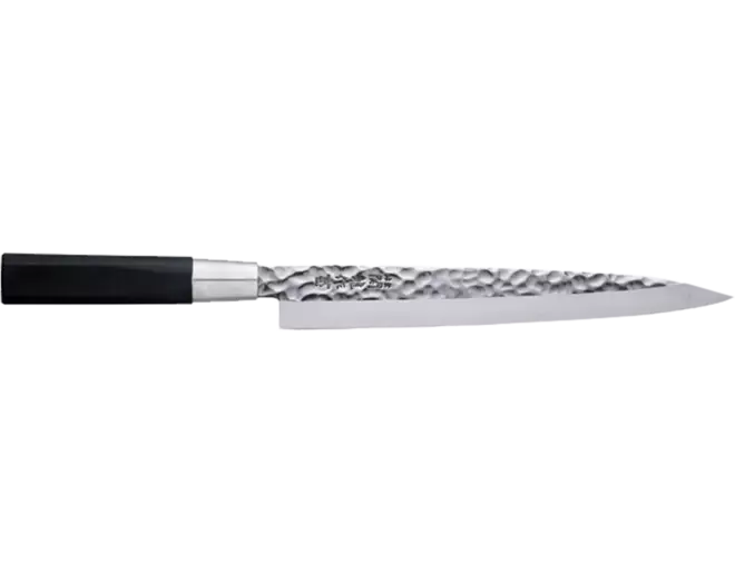 Tokyo Design Studio - Knife SS Sashimi Hammered Style Black 21cm