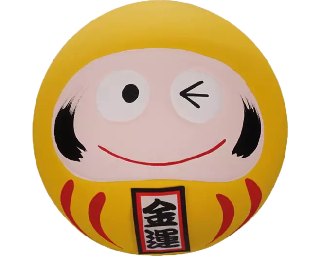 Tokyo Design Studio - Daruma Yellow 6cm