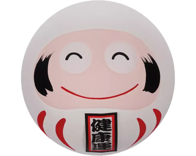 Tokyo Design Studio - Daruma White 6cm