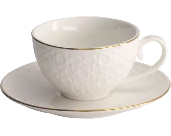 Tokyo Design Studio - Cup and Saucer Giftset Nippon White Gold 100ml