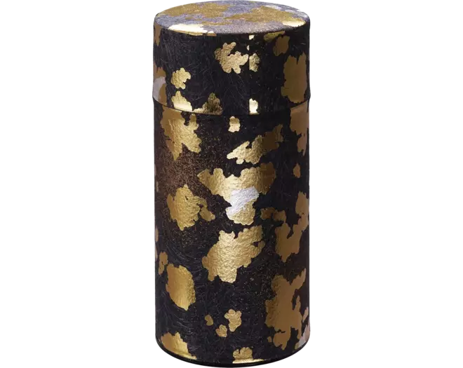Tokyo Design Studio - Tea Container SS Black & Gold 200g