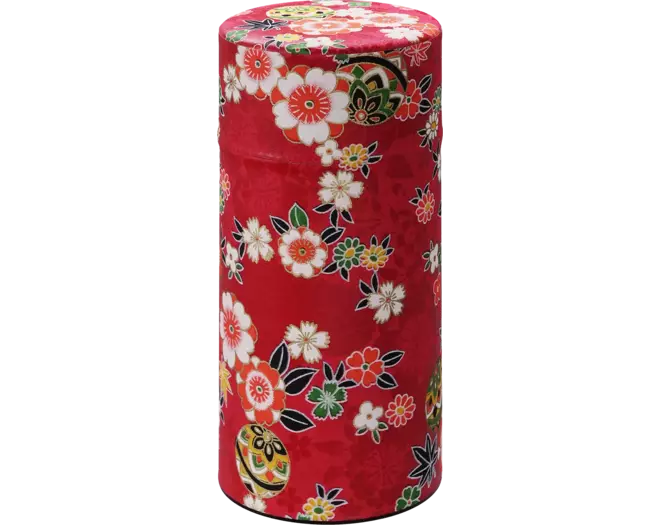 Tokyo Design Studio - Tea Container SS Red Flower 200g