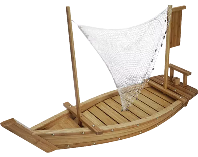 Bamboo Sushi Boat Large 1pcs