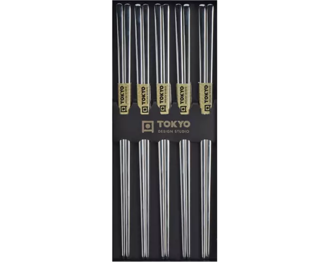 Tokyo Design Studio - Chopsticks SS Silver 5 pair