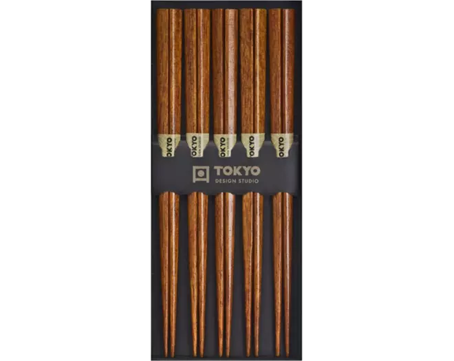Tokyo Design Studio - Chopsticks Dark Wood 5 pair