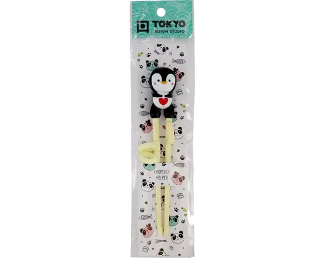 Tokyo Design Studio - Children Chopsticks Penguin 18cm