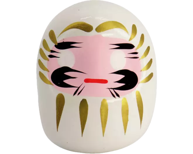 Tokyo Design Studio - Daruma White 6cm