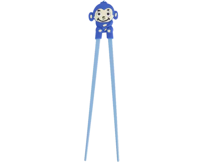 Tokyo Design Studio - Children Chopsticks Monkey Blue 22cm