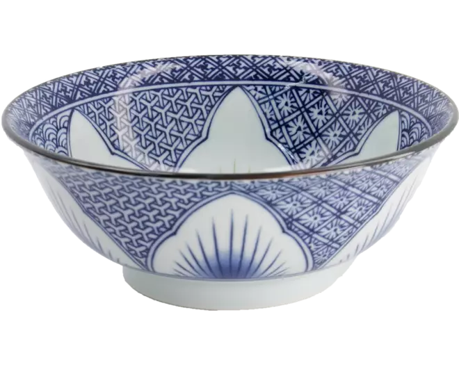 Tokyo Design Studio - Bowl Lily Flower Blue 1200ml