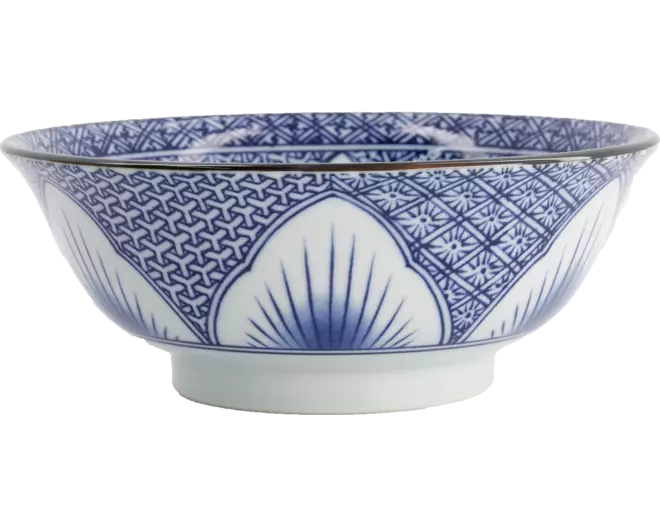 Tokyo Design Studio - Bowl Lily Flower Blue 1200ml