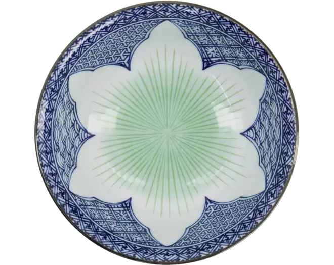 Tokyo Design Studio - Bowl Lily Flower Blue 1200ml