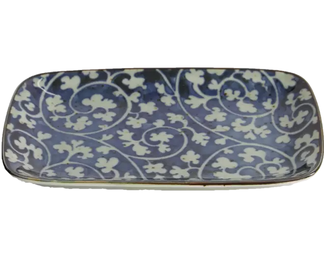 Tokyo Design Studio - Mixed Plates Tako-Karakusa Blue 3pcs