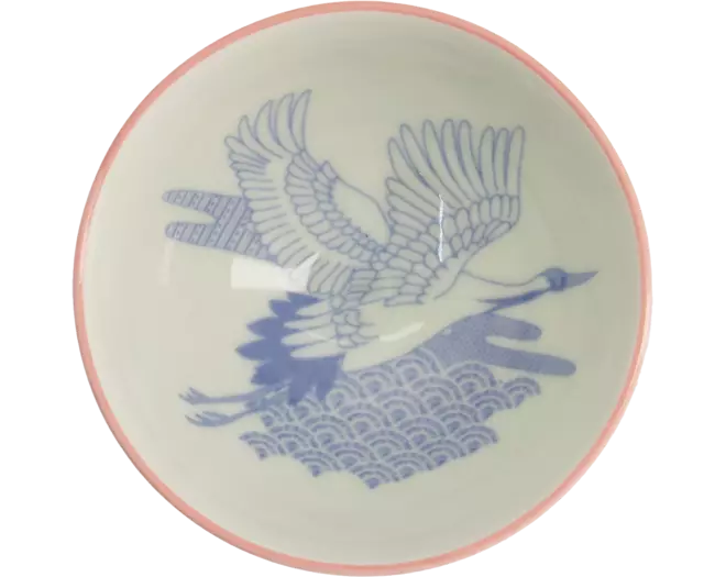 Tokyo Design Studio - Kawaii Bowl Rice Crane Red 300ml