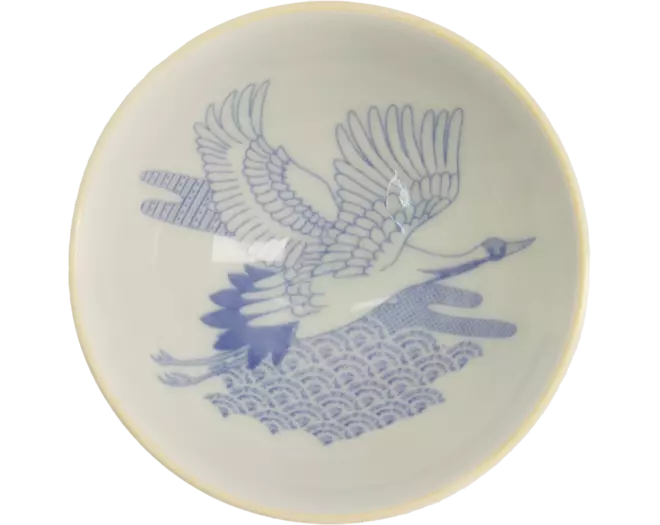 Tokyo Design Studio - Kawaii Bowl Rice Crane Yellow 300ml