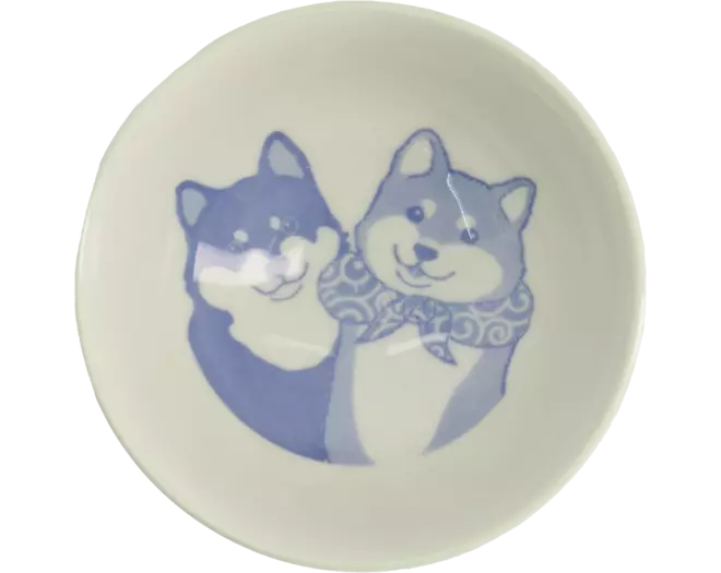 Tokyo Design Studio - Kawaii Bowl Rice Shiba-Dog Green 500ml