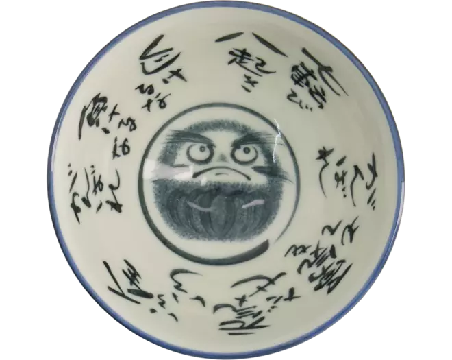 Tokyo Design Studio - Kawaii Bowl Rice Daruma Blue 300ml