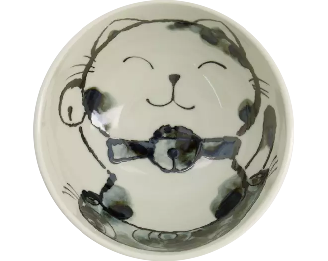 Tokyo Design Studio - Kawaii Bowl Rice Cat Blue 400ml