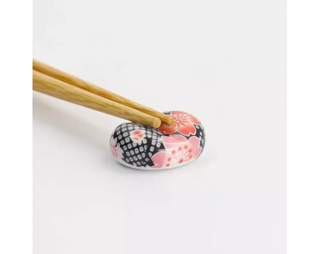 Tokyo Design Studio - Chopsticks Rest Sakura Black 12pcs