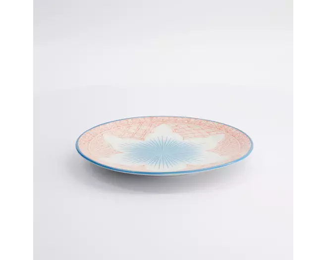 Tokyo Design Studio - Lily Flower Plate 20x2cm Red 6pcs