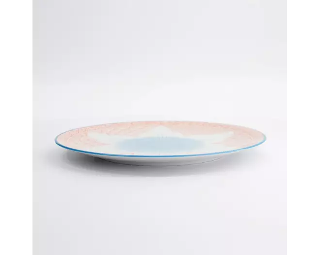 Tokyo Design Studio - Lily Flower Plate 26x2cm Red 6pcs