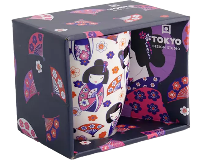 Tokyo Design Studio - Kawaii Maiko Mug Giftbox 8.5x10.2cm 340ml 6pcs