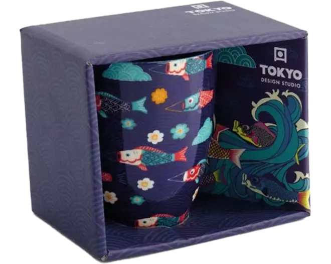 Tokyo Design Studio - Kawaii Mug Giftbox Koinobori 380ml