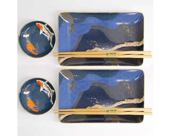 Tokyo Design Studio - Kawaii Koi Sushi Giftset 6pcs 1 set