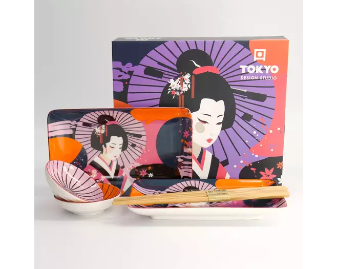 Tokyo Design Studio - Kawaii Maiko Sushi Giftset 6pcs 1 set