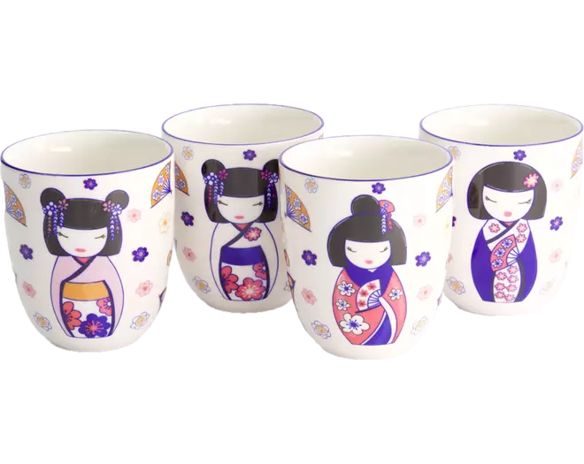 Tokyo Design Studio - Kawaii Maiko Cup Giftset 4pcs 7x8cm 170ml 1 set