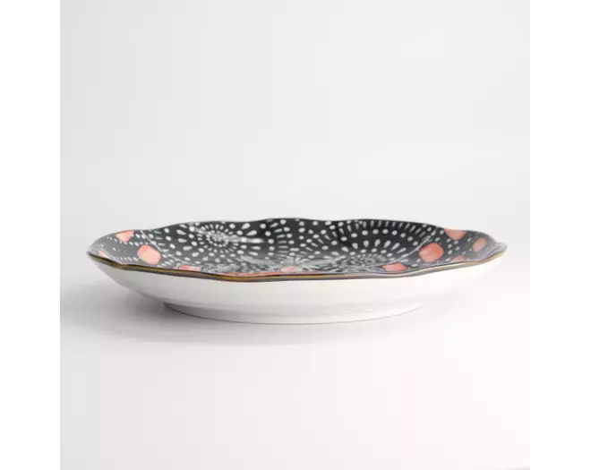 Tokyo Design Studio - Asakusa Round Plate 25x3cm Matsur 4pcs