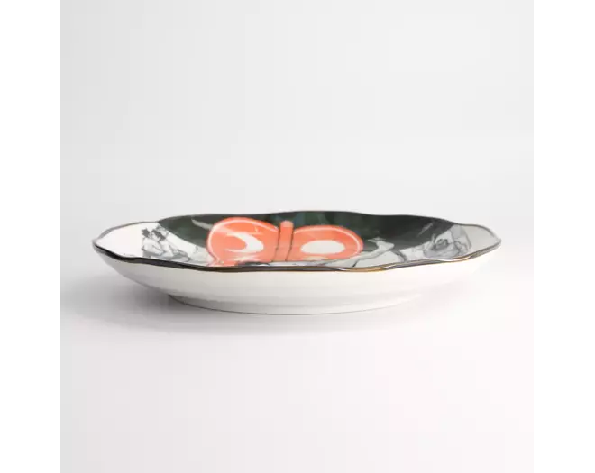 Tokyo Design Studio - Asakusa Round Plate 25x3cm Sumo 4pcs
