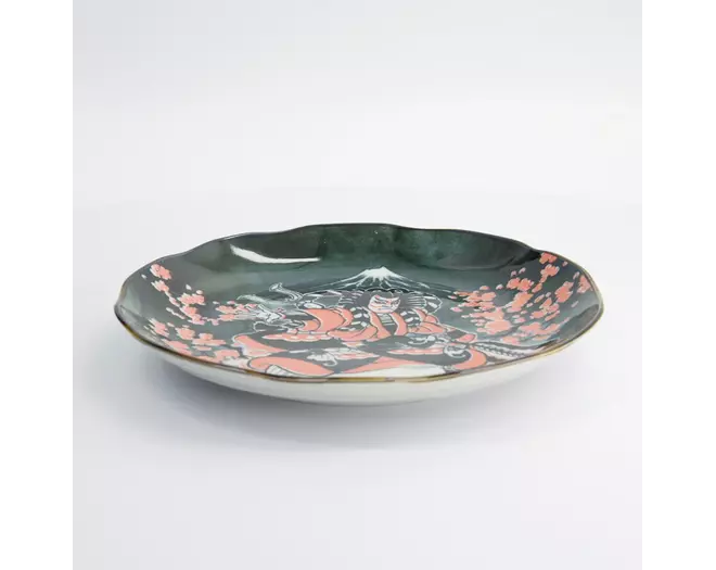 Tokyo Design Studio - Asakusa Round Plate 25x3cm Kabuki 4pcs