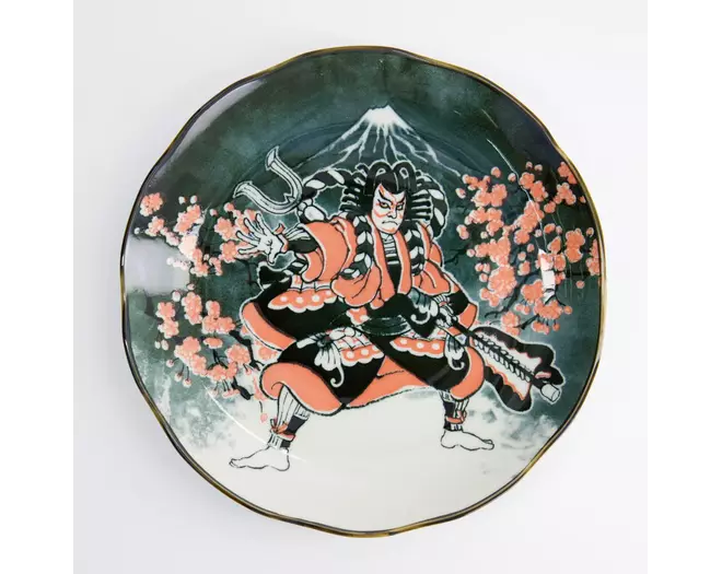 Tokyo Design Studio - Asakusa Round Plate 25x3cm Kabuki 4pcs