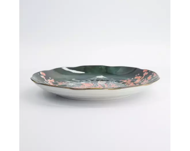 Tokyo Design Studio - Asakusa Round Plate 25x3cm Kabuki 4pcs