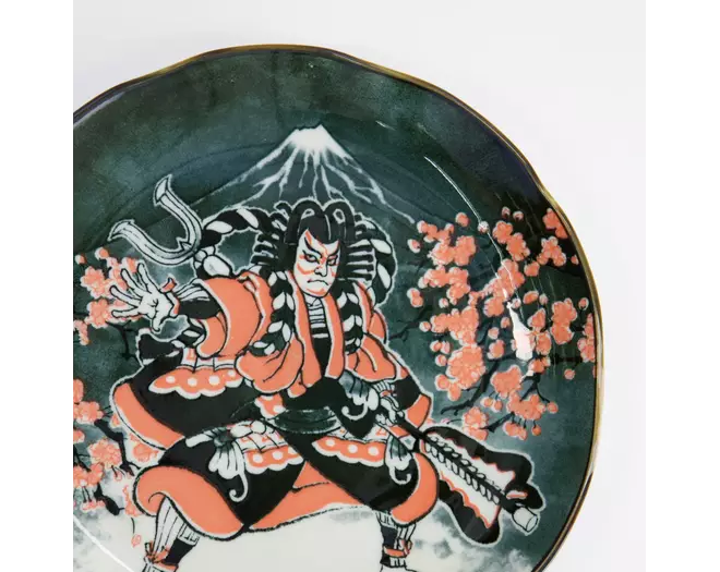 Tokyo Design Studio - Asakusa Round Plate 25x3cm Kabuki 4pcs